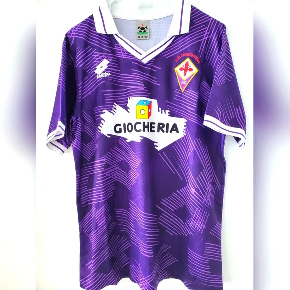 lotto Shirts Fiorentina Soccer Jersey Size Large Poshmark